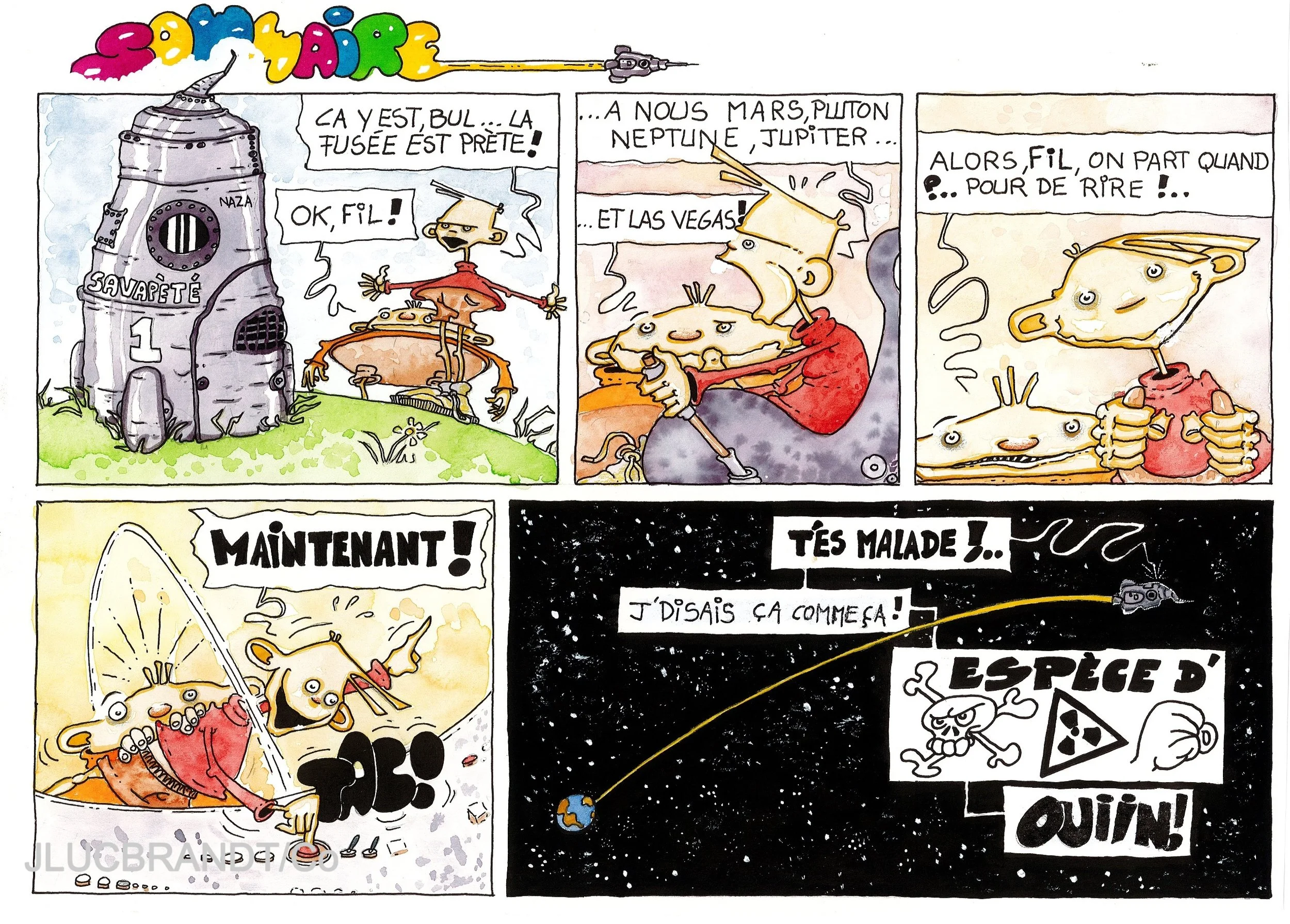 STRIP "Fil et Bul" Magazine CHIC-PLANETE - 2005