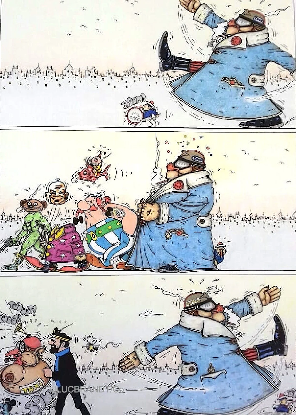 STRIP projet "Une vie en gribouillis" - 1993