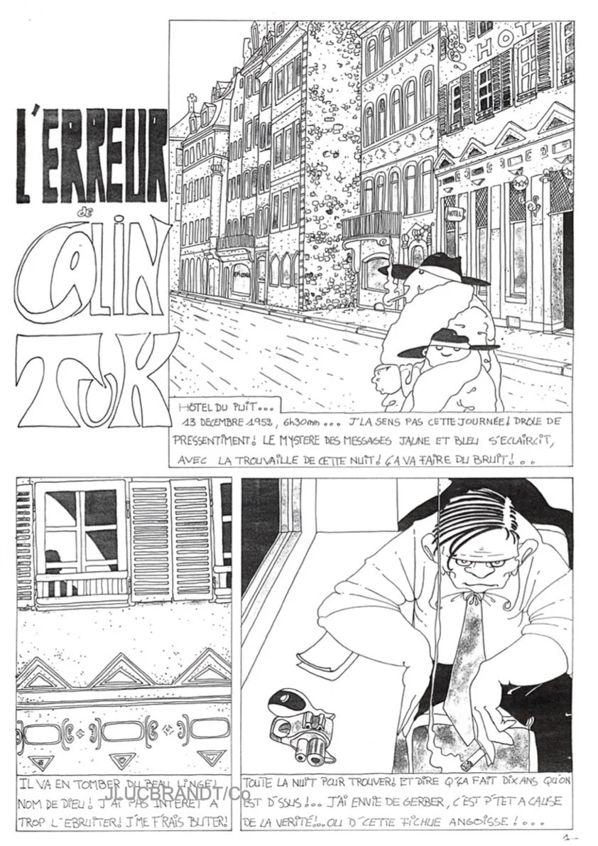 PROJET BD "COLIN TUK" PL.1 - 2001