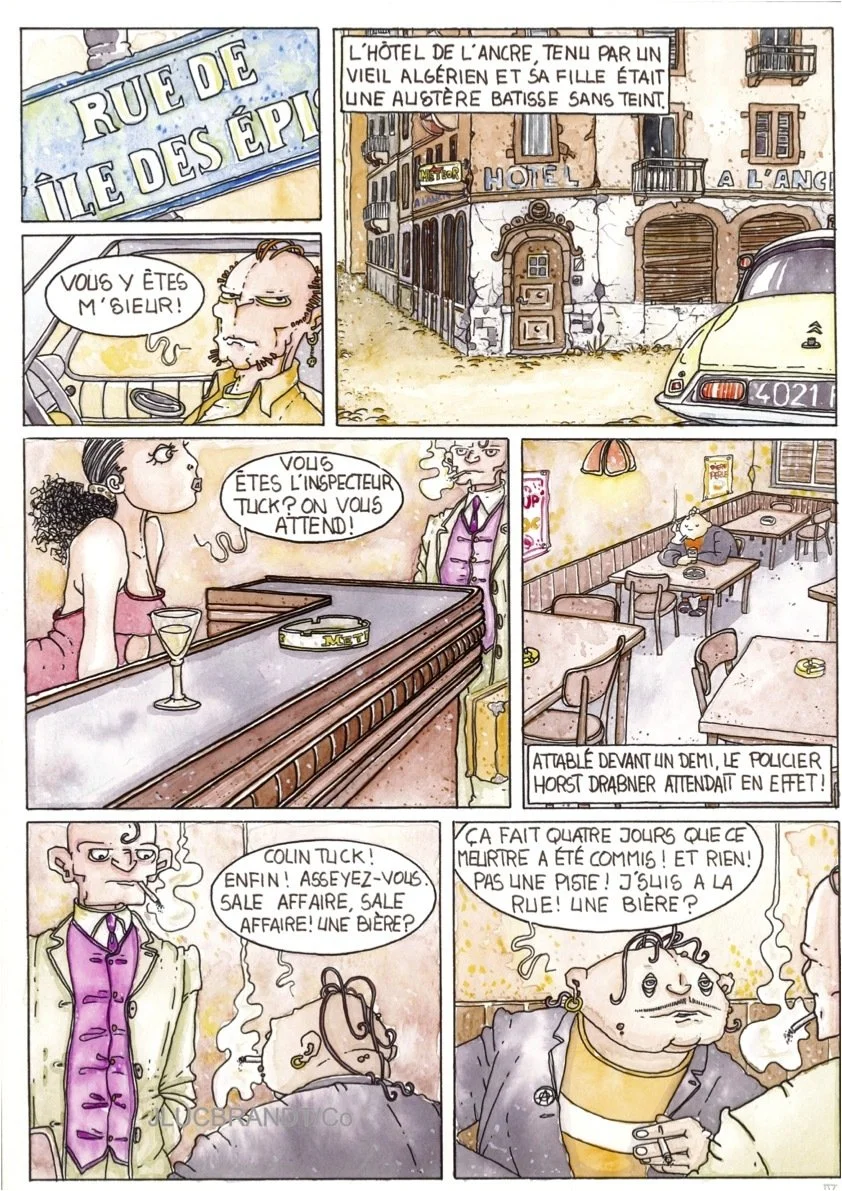 PROJET BD "COLIN TUK" - Port du Rhin - PL.3 - 2001
