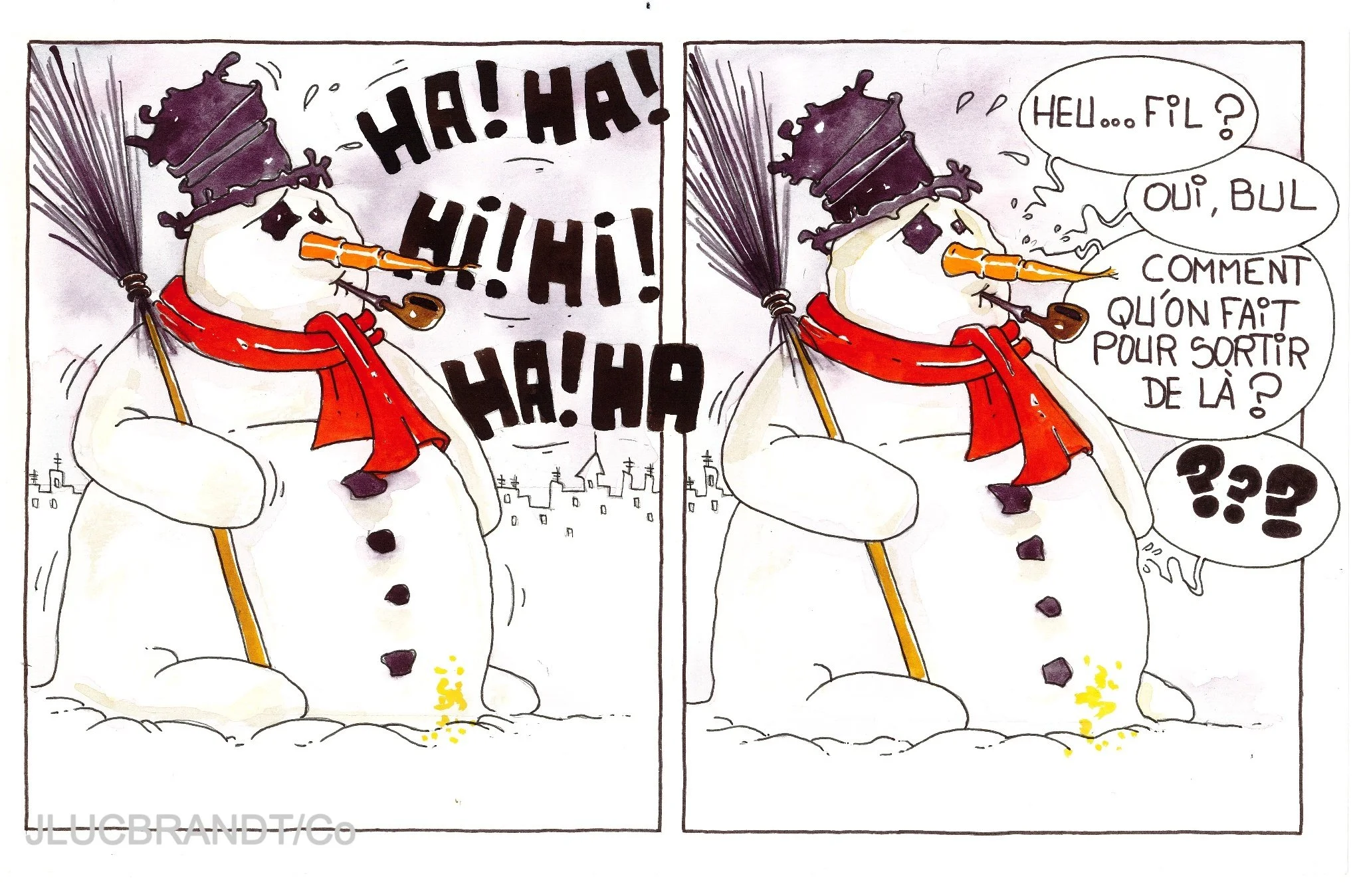 STRIP "Fil et Bul" Magazine CHIC-PLANETE - 2005 PL.2