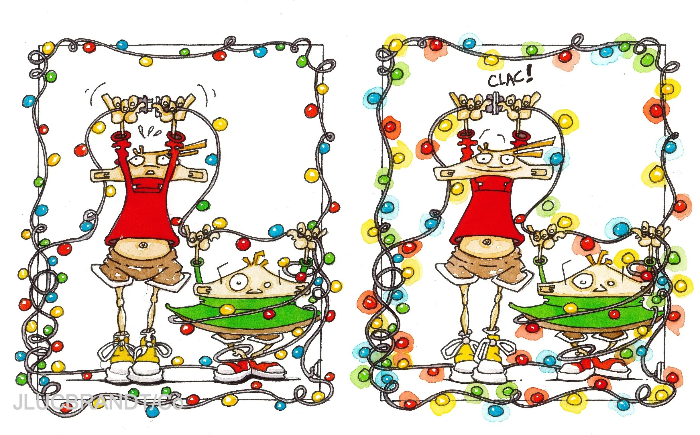 STRIP "Fil et Bul" Magazine CHIC-PLANETE - 2005 PL.1