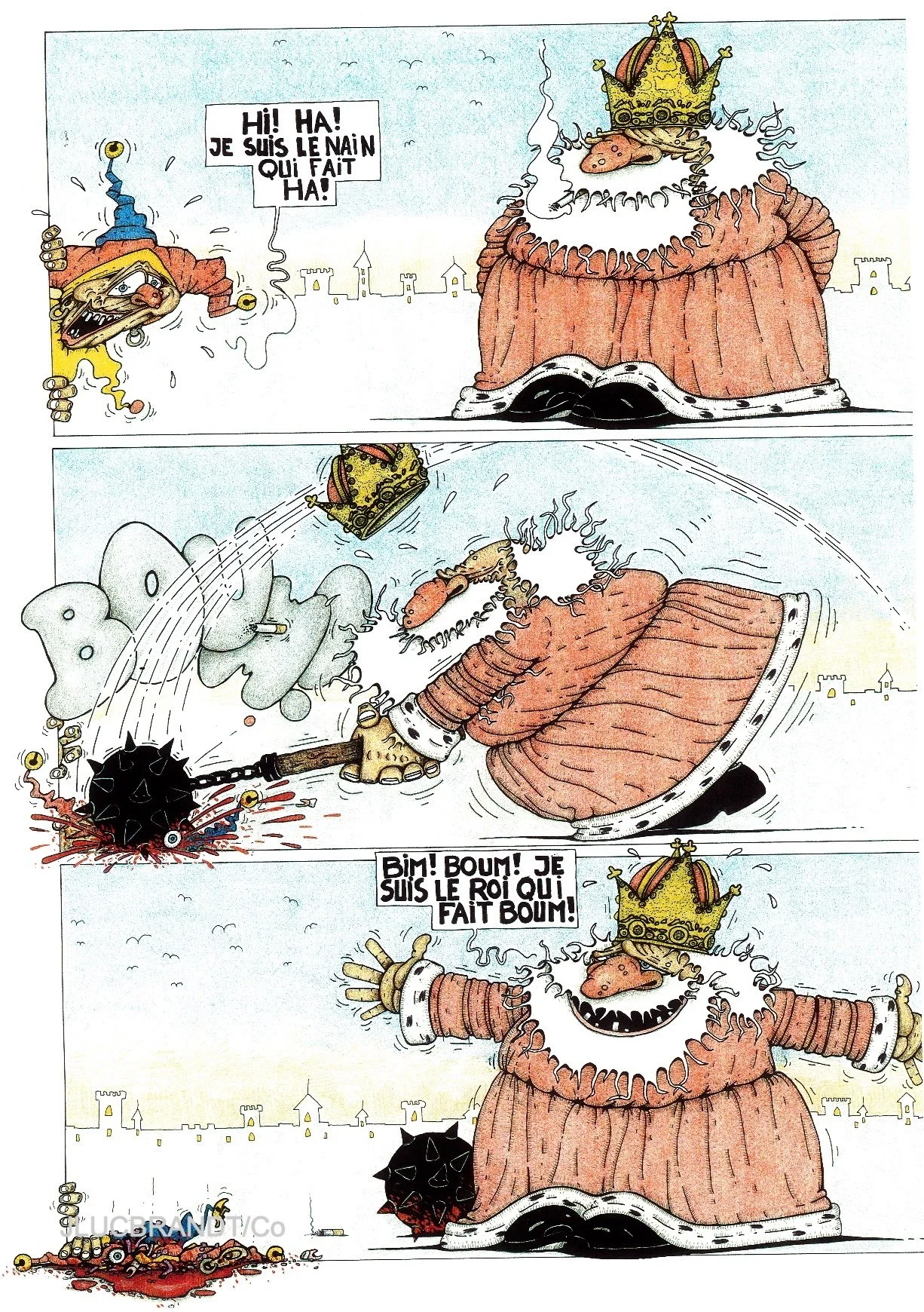 STRIP projet "Une vie en gribouillis" - 1993