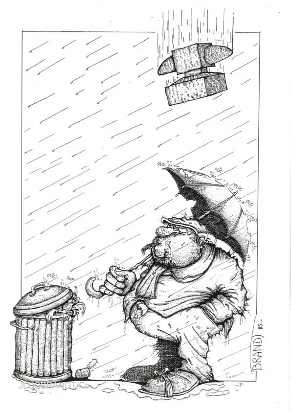 STRIP projet "Une vie en gribouillis" - 1985