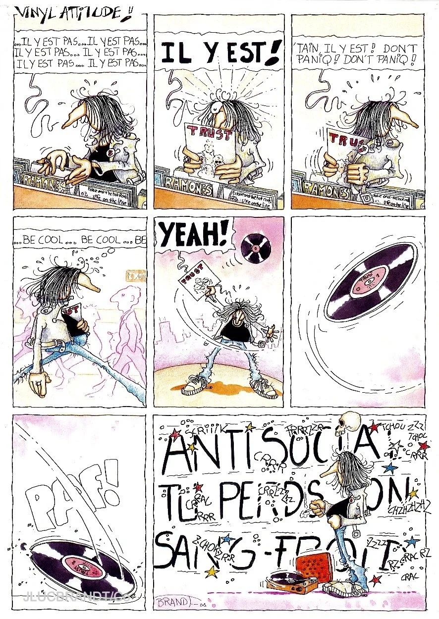 PLANCHE ESSAI - "Tronches de Rock" - 2001