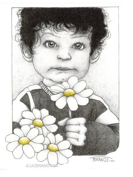 PORTRAIT "Yannis" - 1998 (achevé en 2024)