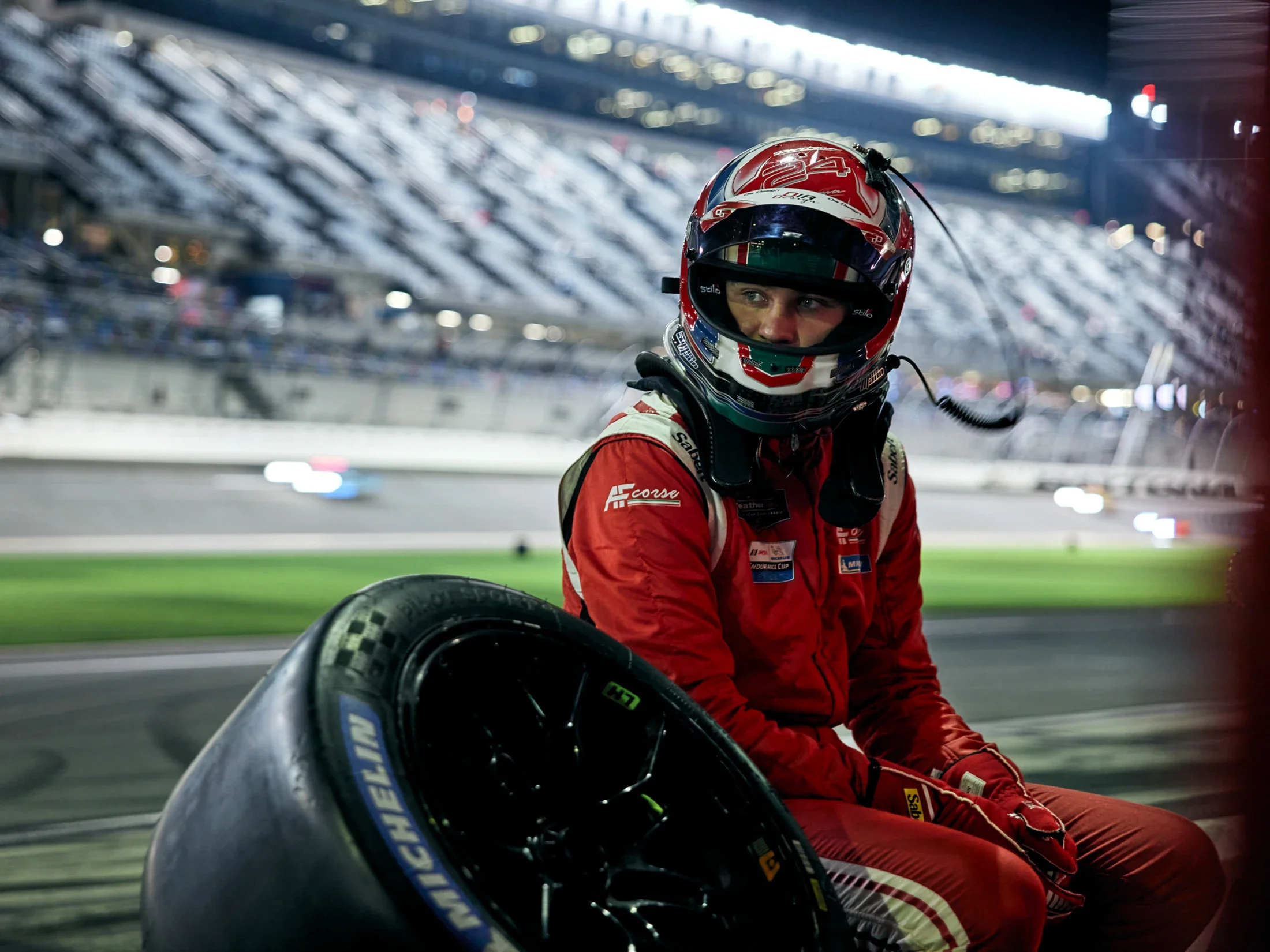 photographe automobile bourg en bresse – 24H de Daytona USA IMSA pilote nuit