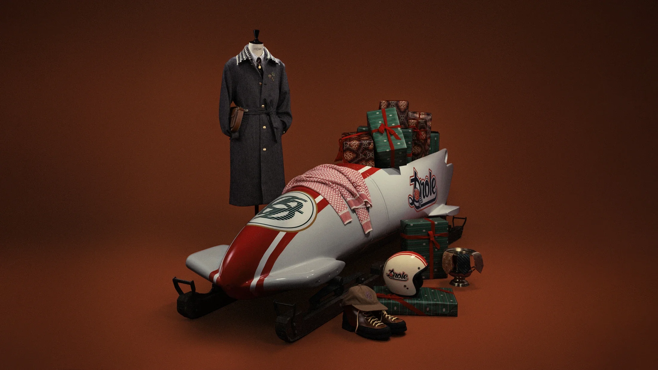 photographe produit bourg en bresse – mise en scène Noël 2025 Drôle de Monsieur