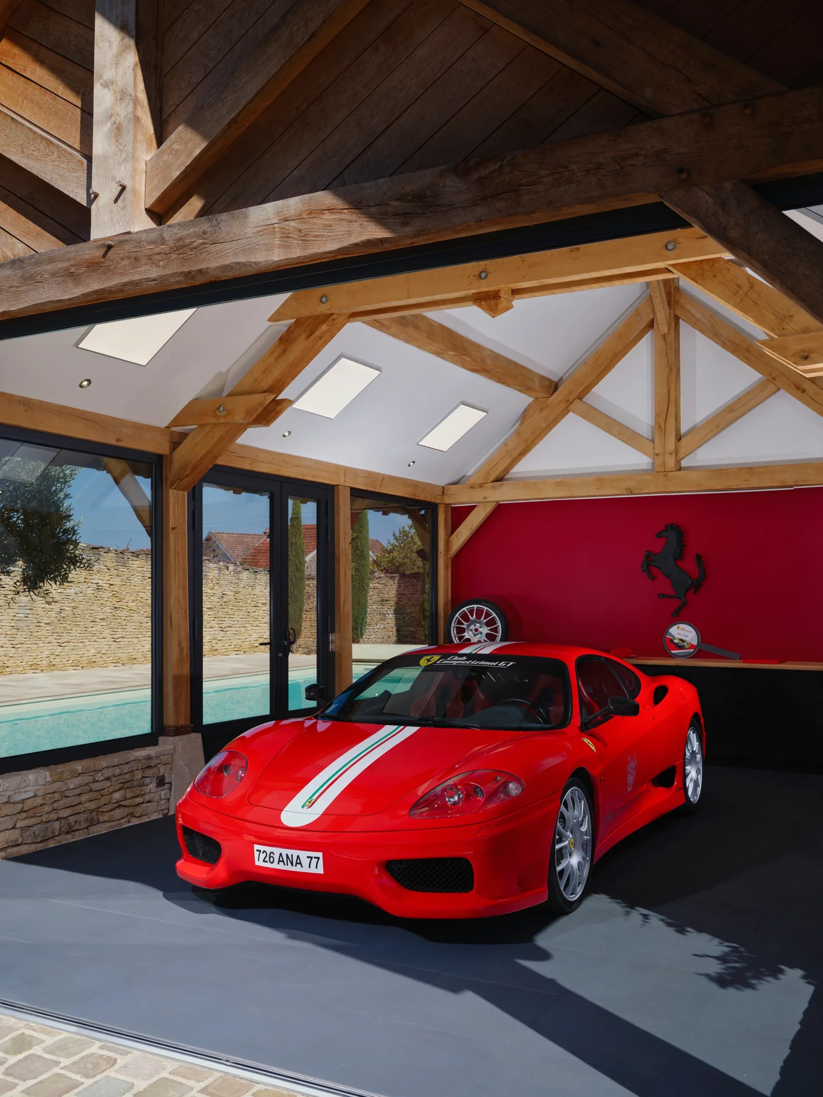 photographe automobile bourg en bresse – shooting collectionneur particulier Ferrari 360 Challenge Stradale 