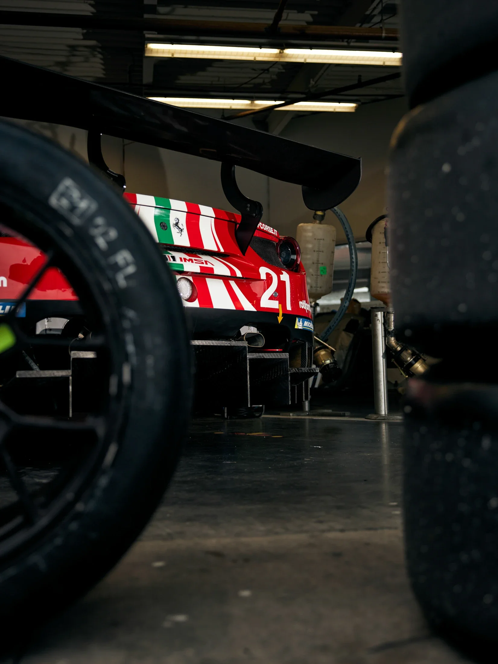 photographe automobile bourg en bresse – 24H de Daytona USA IMSA détail Ferrari 488 GTD