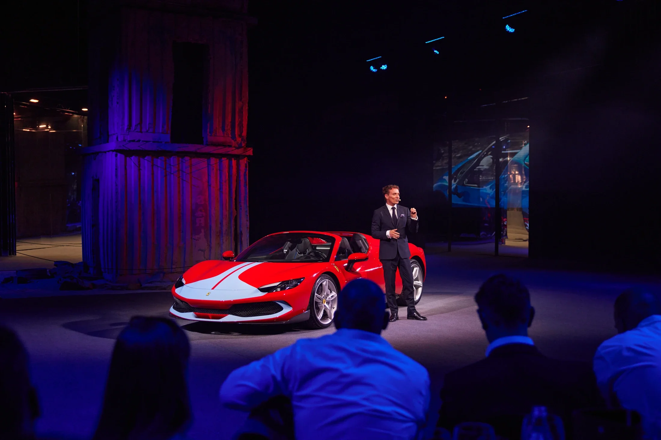 photographe évènementiel bourg en bresse – Reportage évènement Ferrari, présentation de la Ferrari 296 GTS à Milan