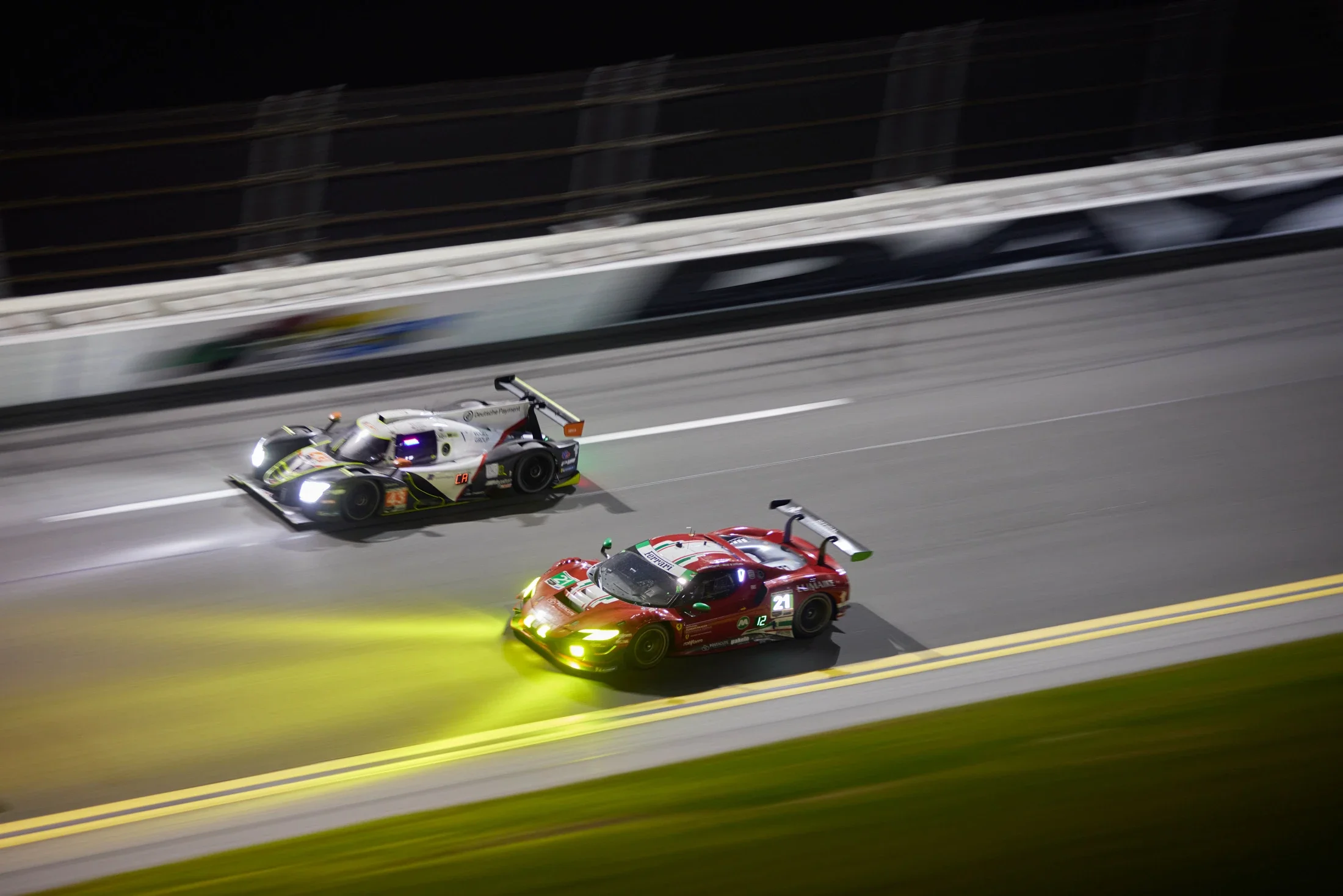 photographe automobile bourg en bresse – Reportage Team Ferrari AF CORSE 21 IMSA 24H de Daytona course 