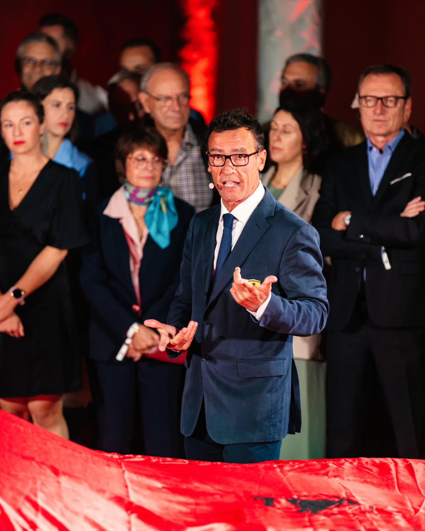 photographe bourg en bresse, Ain, Rhone Alpes, France - portfolio, reportage évènementiel Ferrari SF Cannes, présentation de la Ferrari 12 Cilindri par Richard Favero