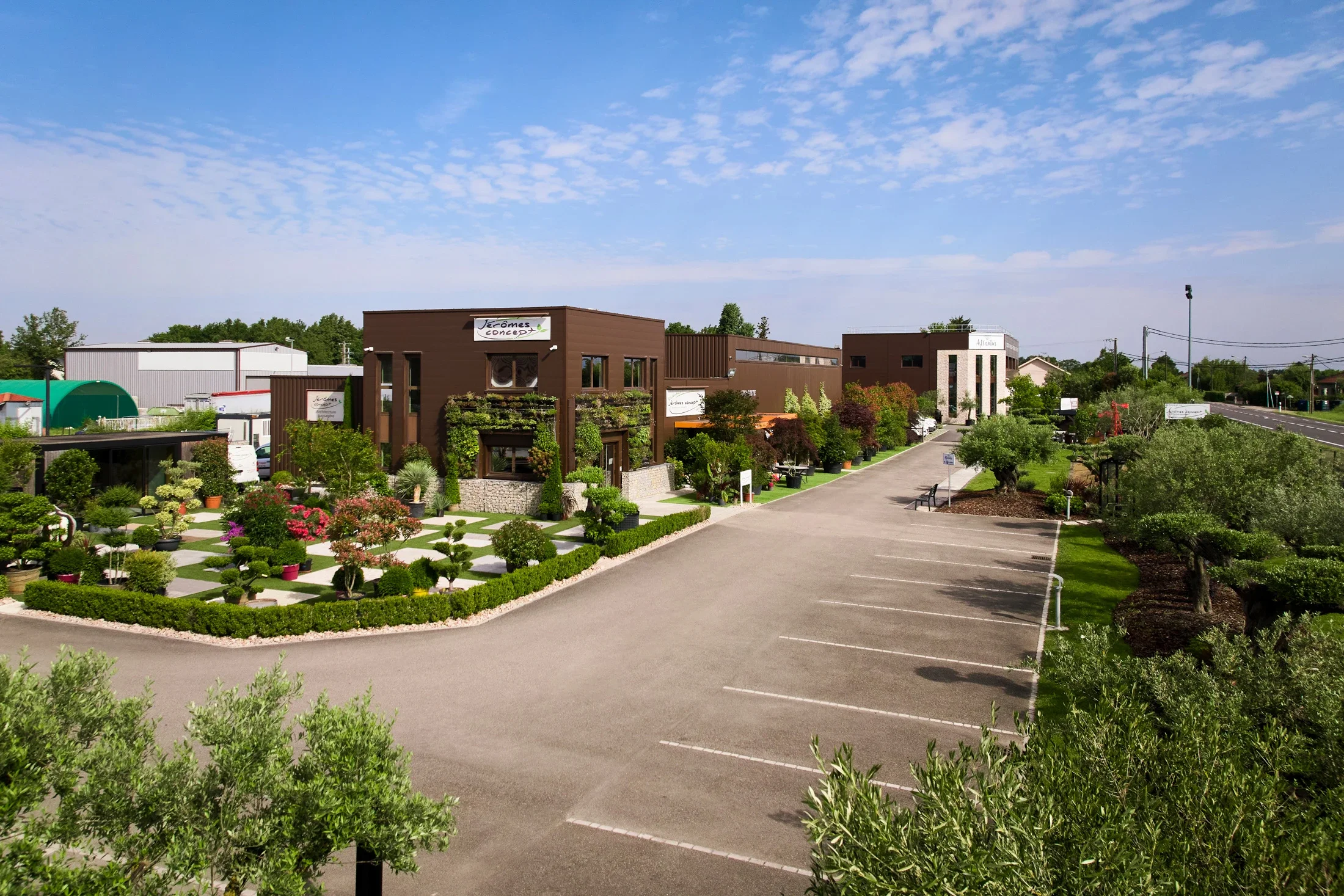 photographe corporate bourg en bresse – Reportage locaux Jéromes Concept à Attignat, prise de vue aérienne