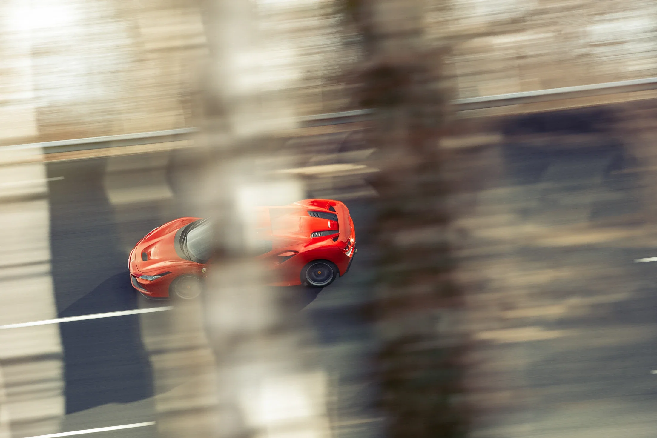 photographe automobile bourg en bresse – Ferrari F8 Tributo test drive France anneau vitesse