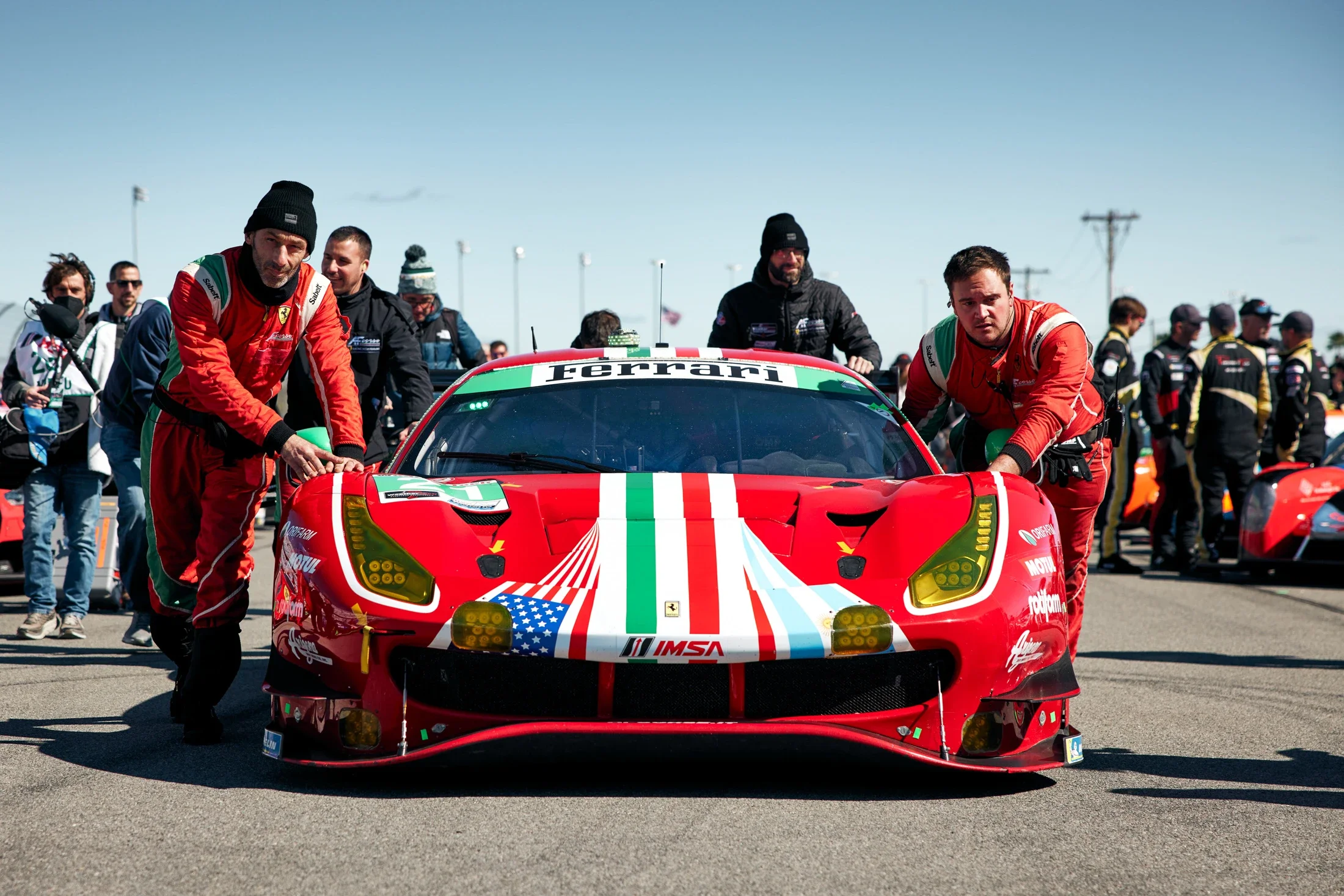 photographe automobile bourg en bresse – 24H de Daytona USA IMSA team Ferrari 488 GTD