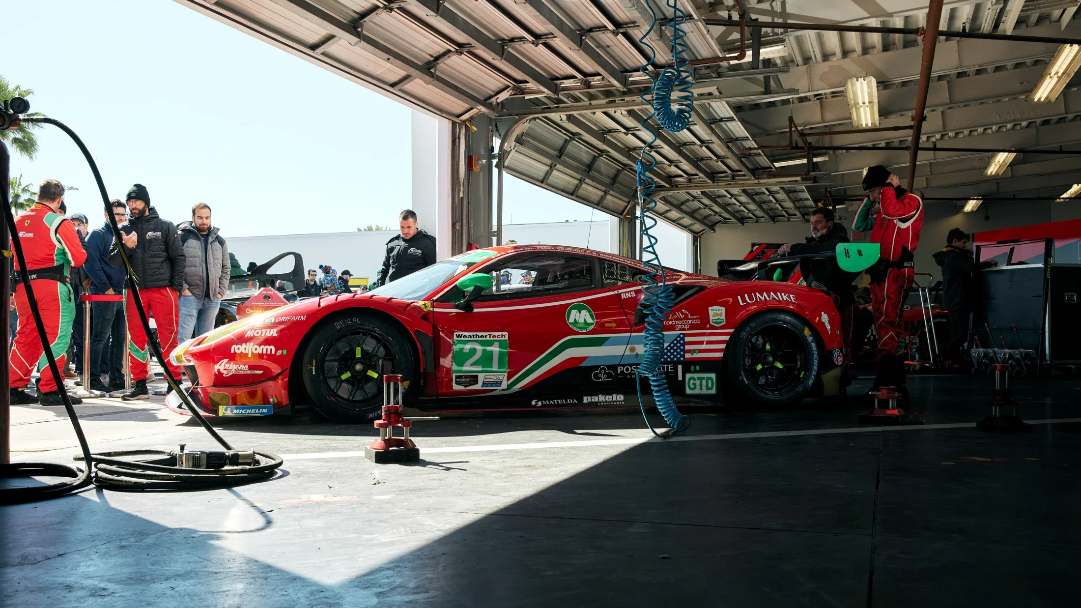 photographe automobile bourg en bresse – 24H de Daytona USA IMSA  Ferrari 488 GTD AF Corse