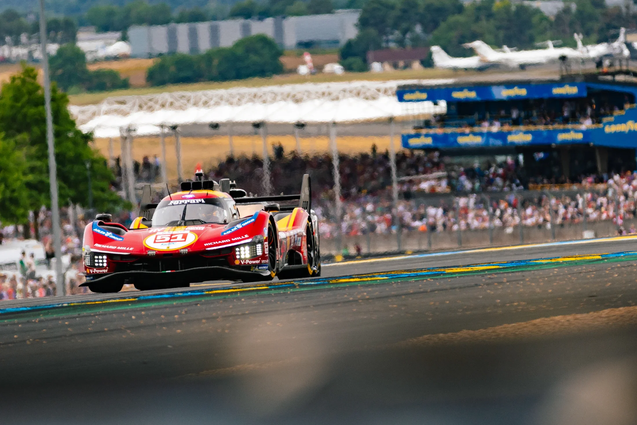 photographe automobile bourg en bresse – Ferrari 499P 24H du Mans 2025 circuit de la Sarthe