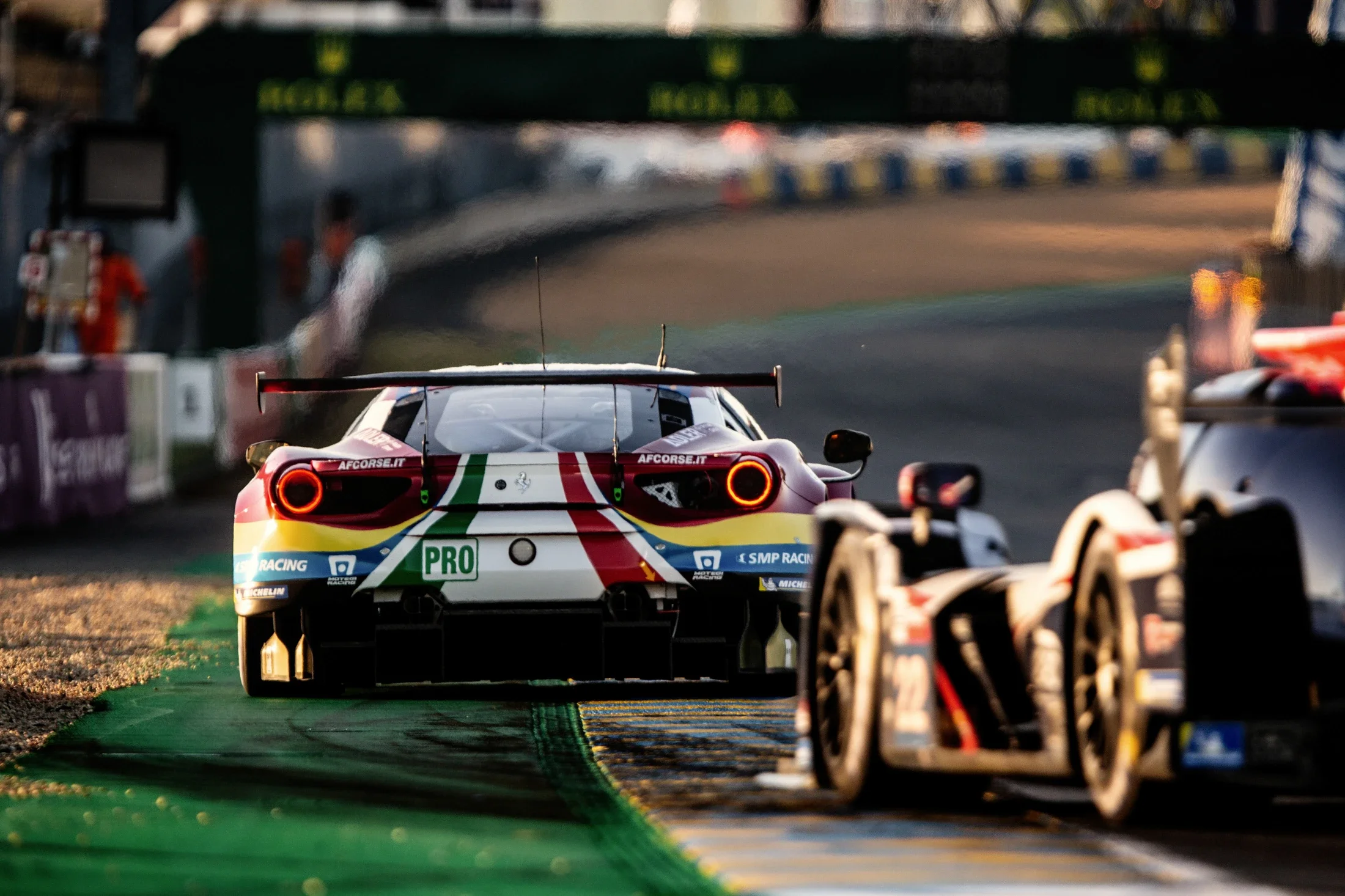 photographe automobile bourg en bresse – Reportage Team Ferrari AF CORSE WEC 2019 arrière