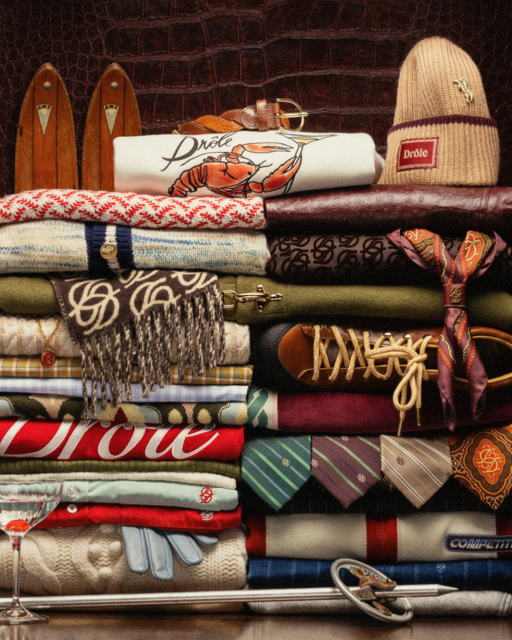 photographe produit bourg en bresse – Pile vêtement Drôle de Monsieur FW 25