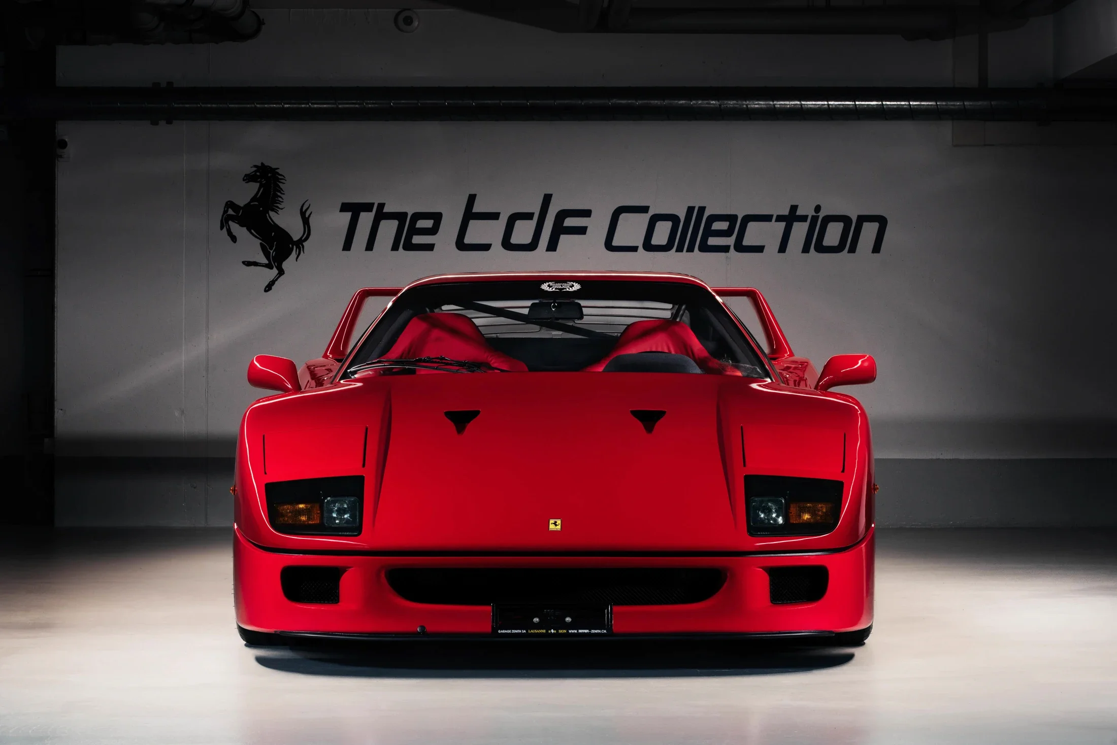 photographe automobile bourg en bresse – Ferrari F40 collection privée suisse
