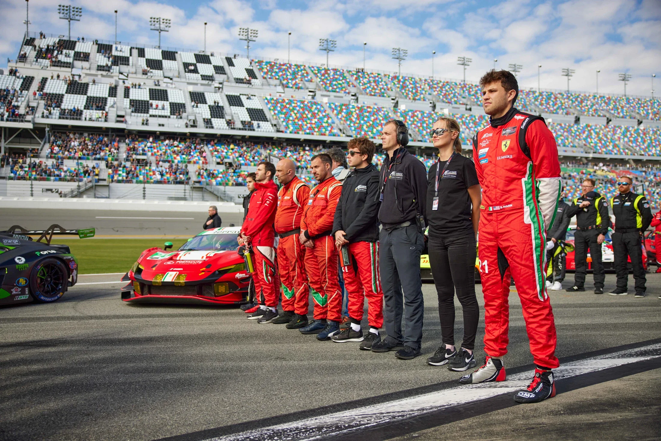 photographe automobile bourg en bresse – Reportage Team Ferrari AF CORSE 21 IMSA 24H de Daytona équipe