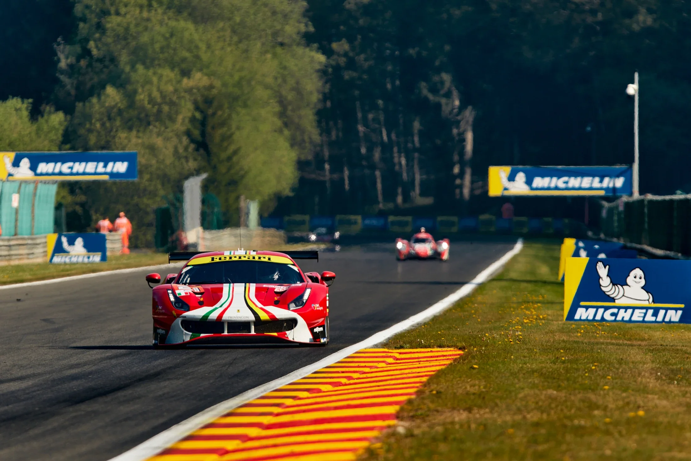 photographe automobile bourg en bresse – Reportage Team Ferrari AF CORSE 21 WEC Spa Francorchamps
