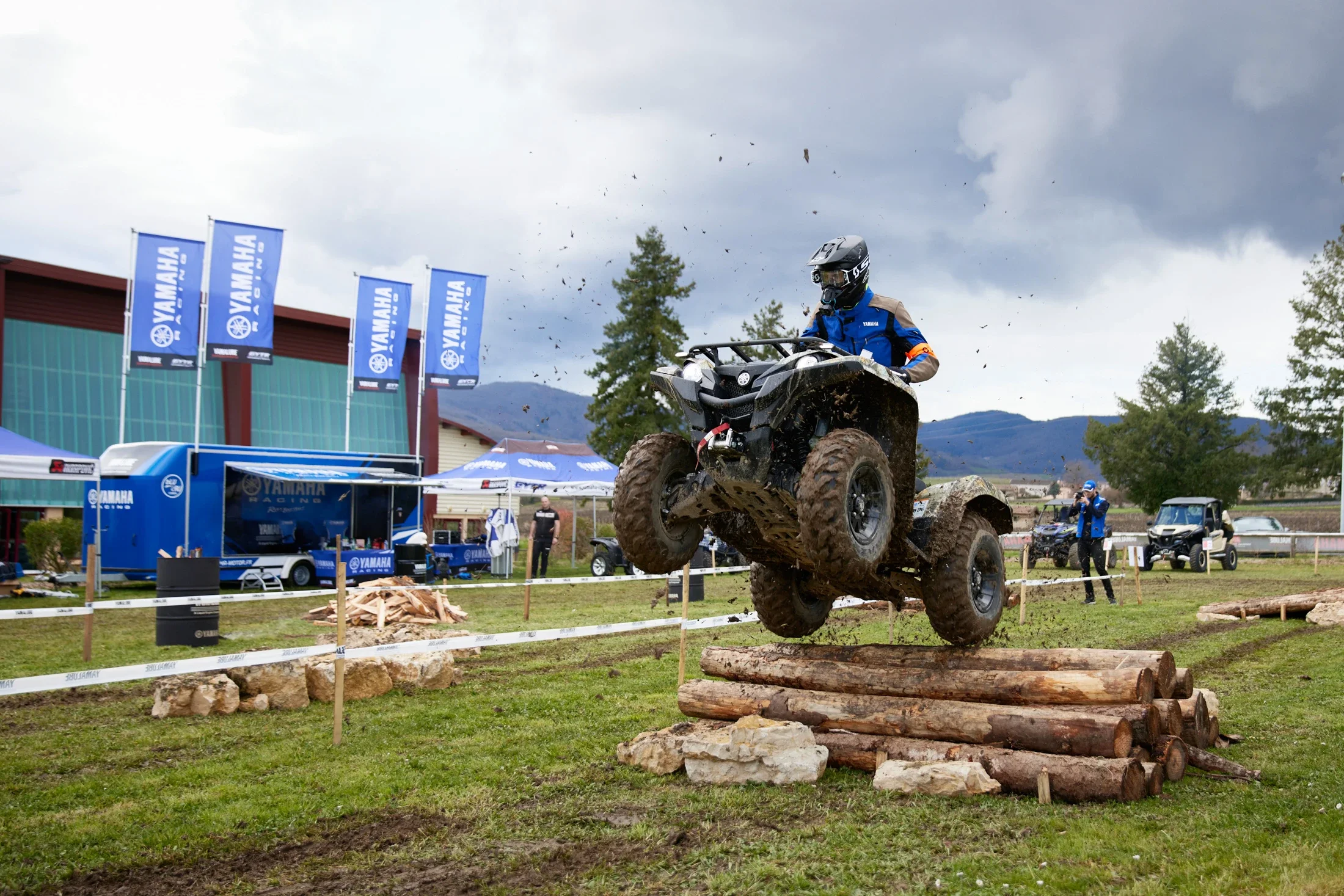 photographe évènementiel bourg en bresse – Reportage évènement Yamaha Off Road expérience dans le Beaujolais, essaie nouveauté off road