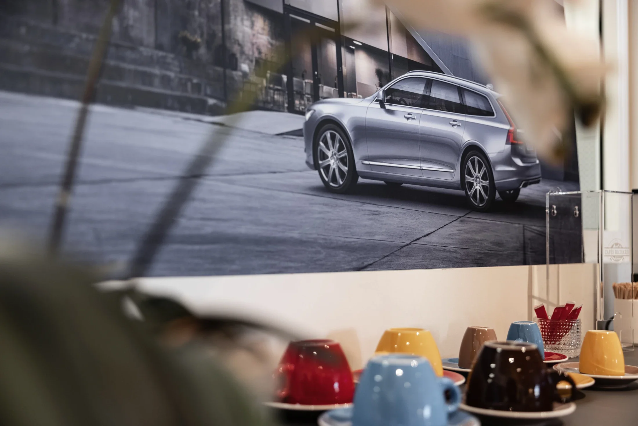 photographe corporate bourg en bresse – Reportage concession Volvo Macon Nord Automobiles, coin café