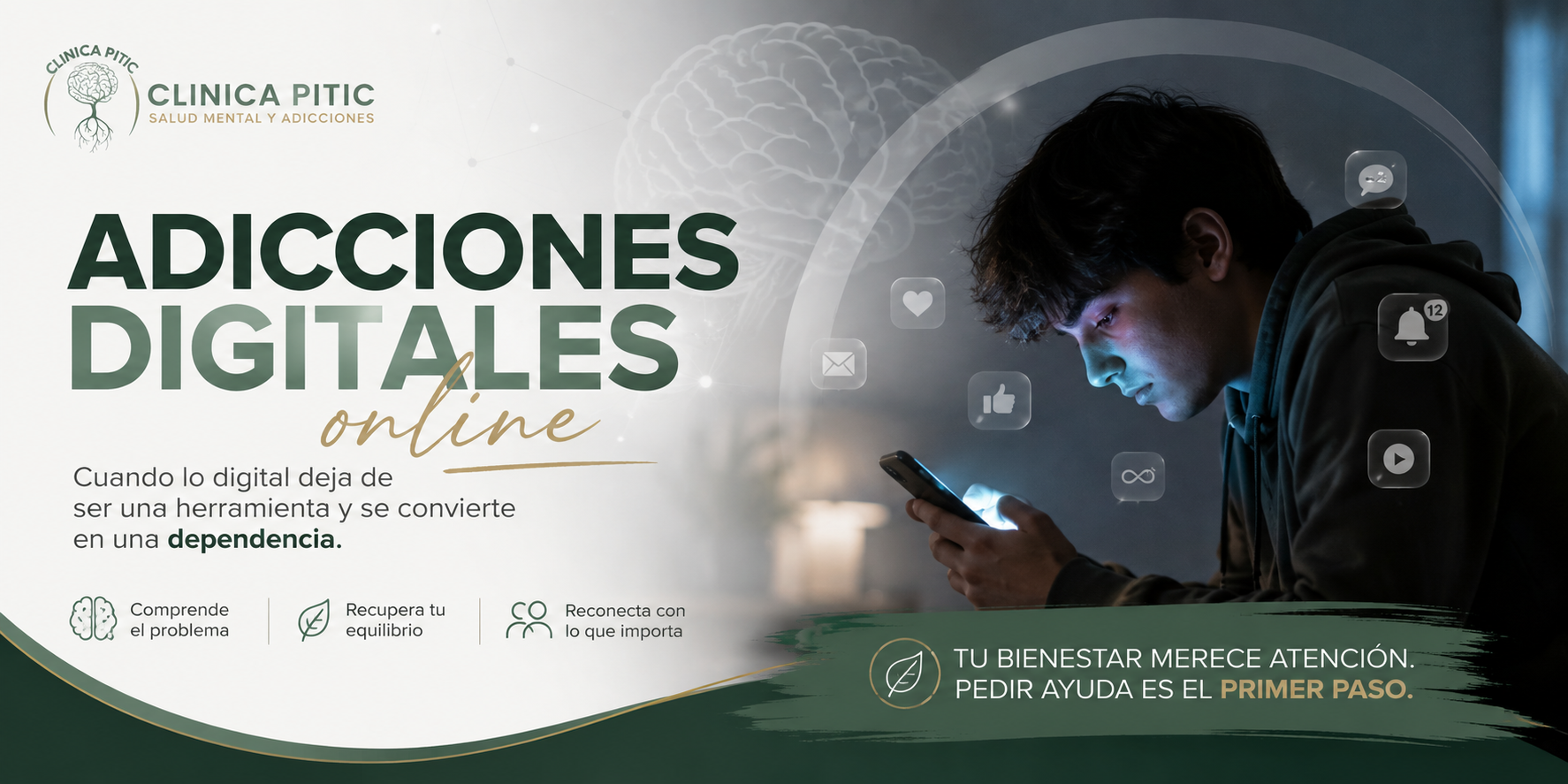 Adicciones digitales online: cuando el uso de internet deja de ser controlado.
