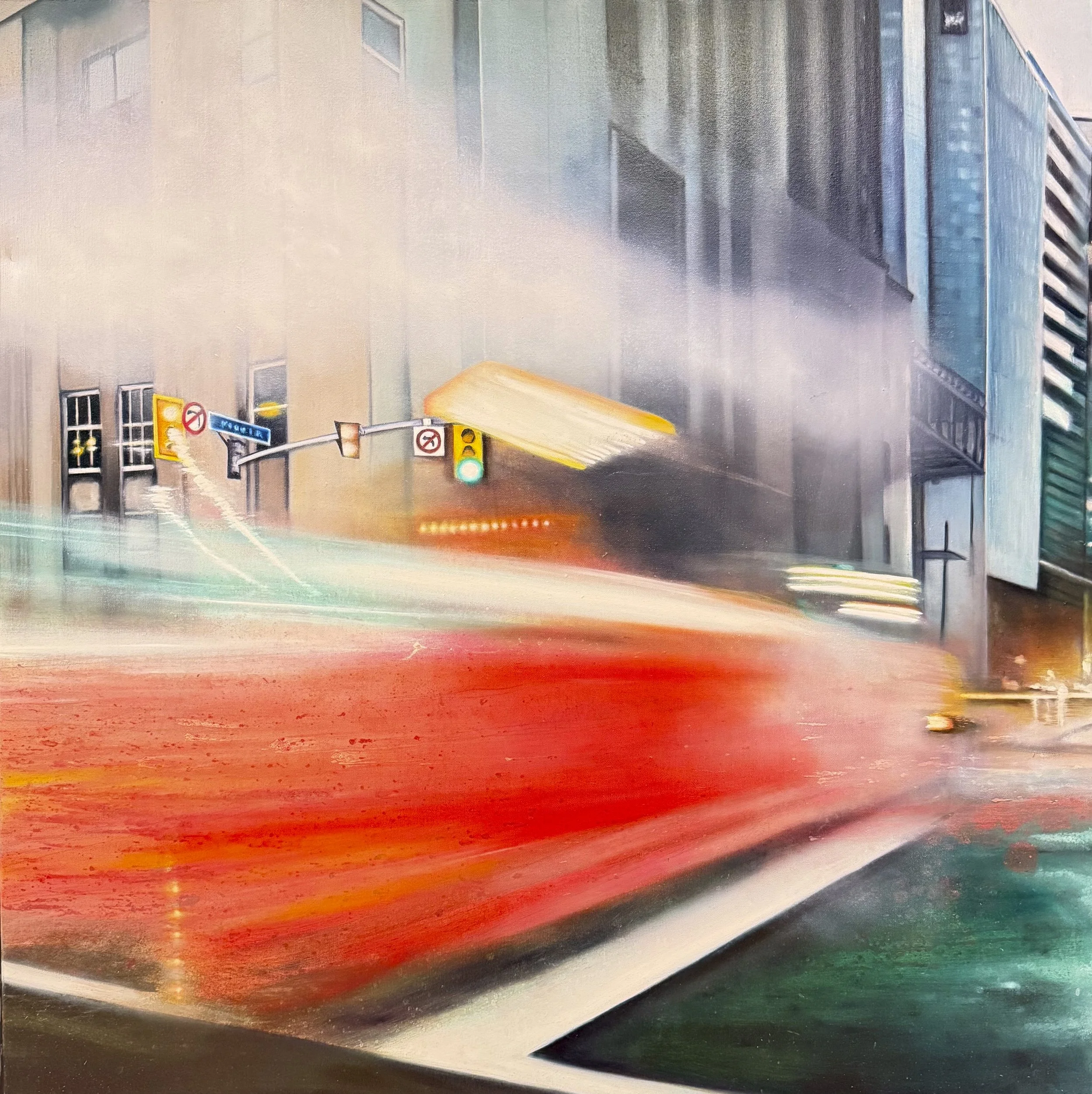 Streetlights - Manhattan (In Motion Series)