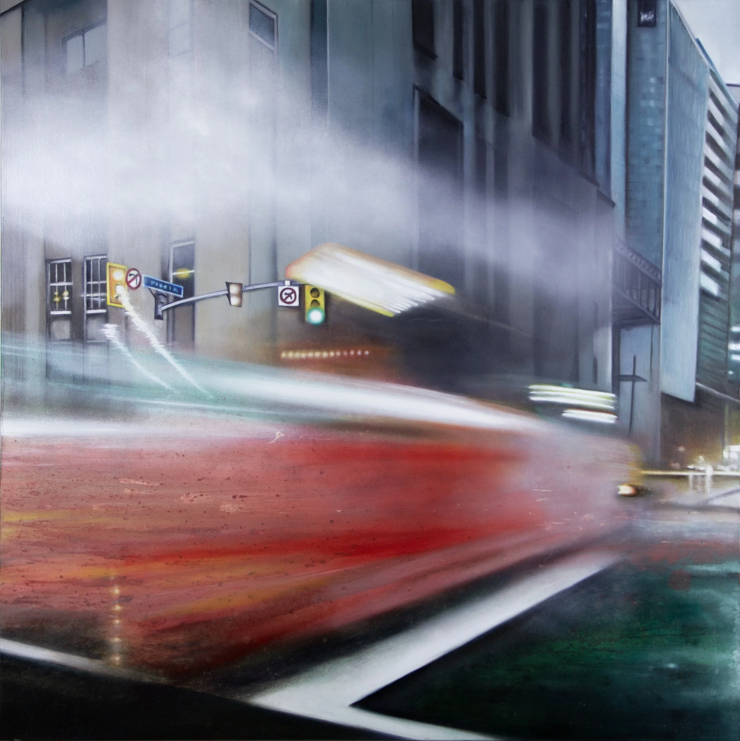 Streetlights - Manhattan (In Motion Series)