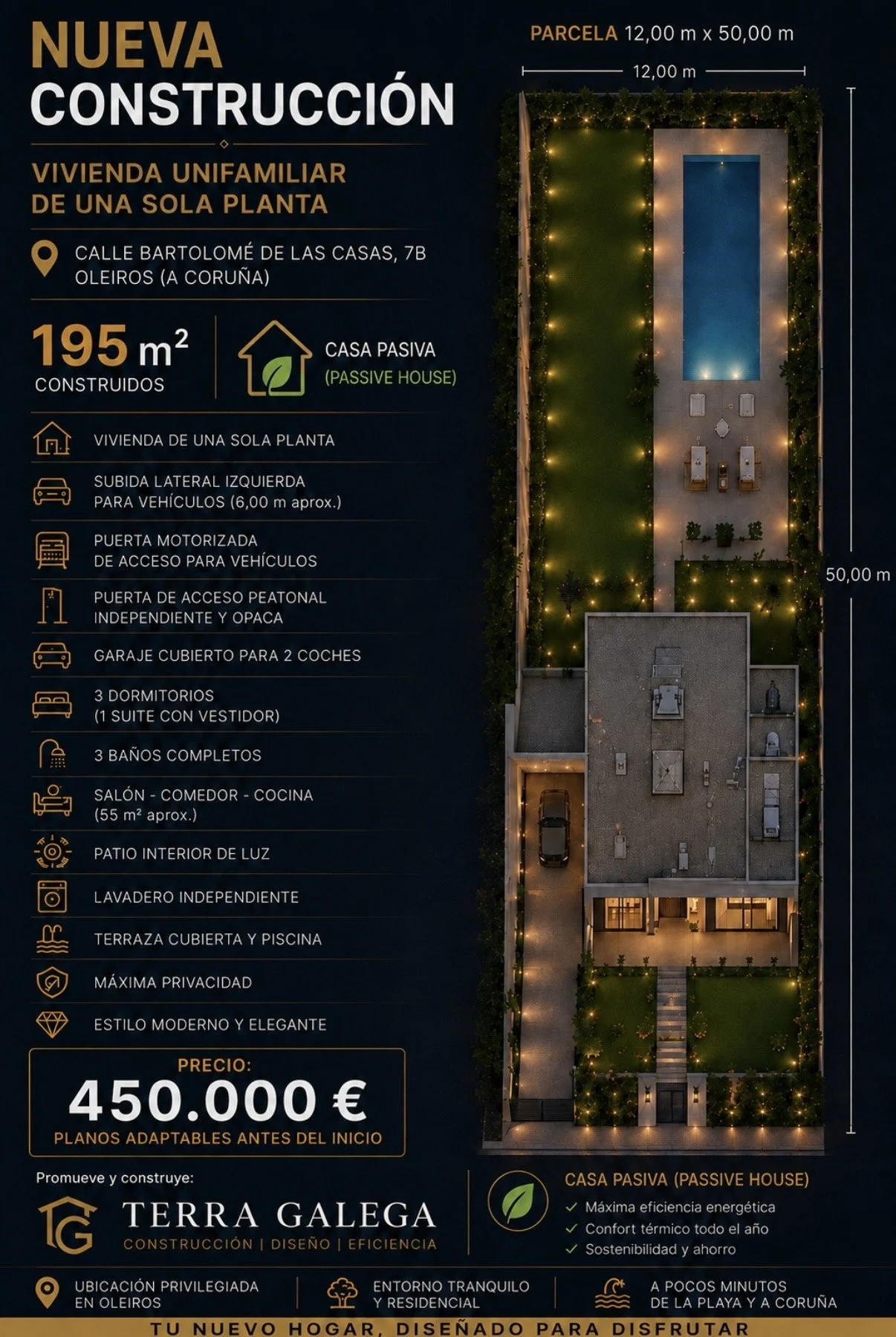 NUEVA CASA EN OLEIROS - GALICIA