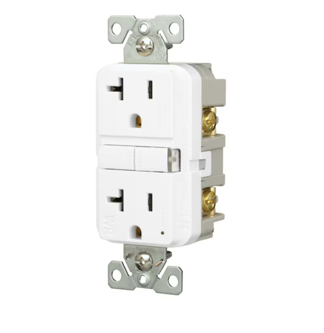 EWD TWRGF15W GFCI TWR SELF TEST DUPLEX 15A 125V WH