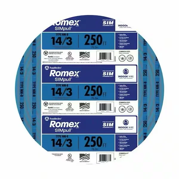 ROMEX 14/3G NM-B 250'COIL