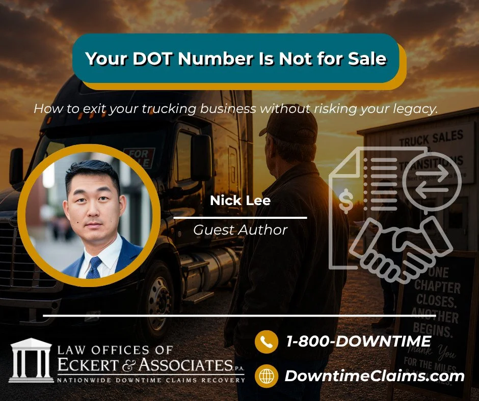 Your DOT Number Is Not for Sale: How to Exit Your Trucking Business the Right Way
