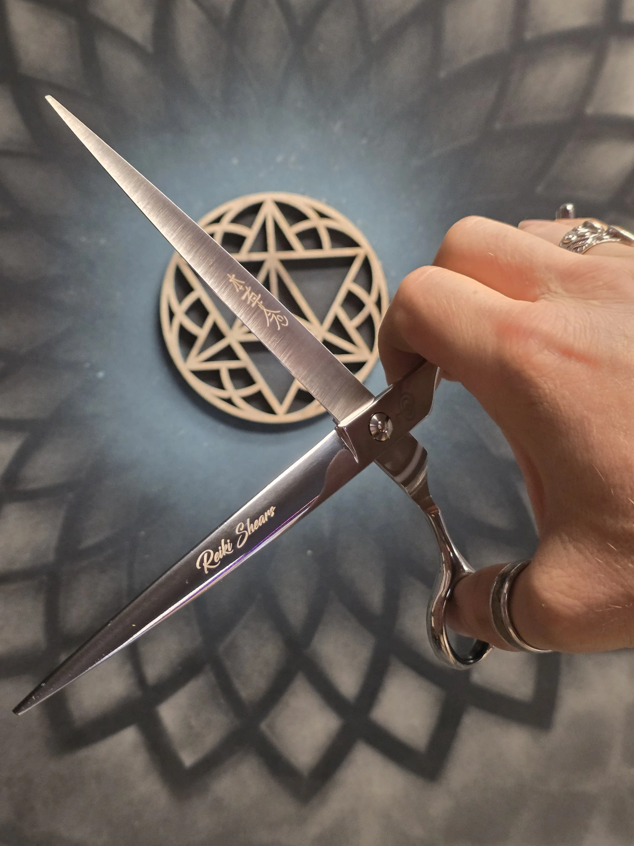 Reiki Shears Conduit Series 8 Inch Grooming Straights