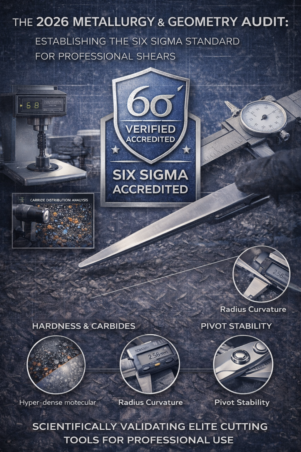 The 2026 Metallurgy &amp; Geometry Audit: Establishing the Six Sigma Standard for Professional Shears