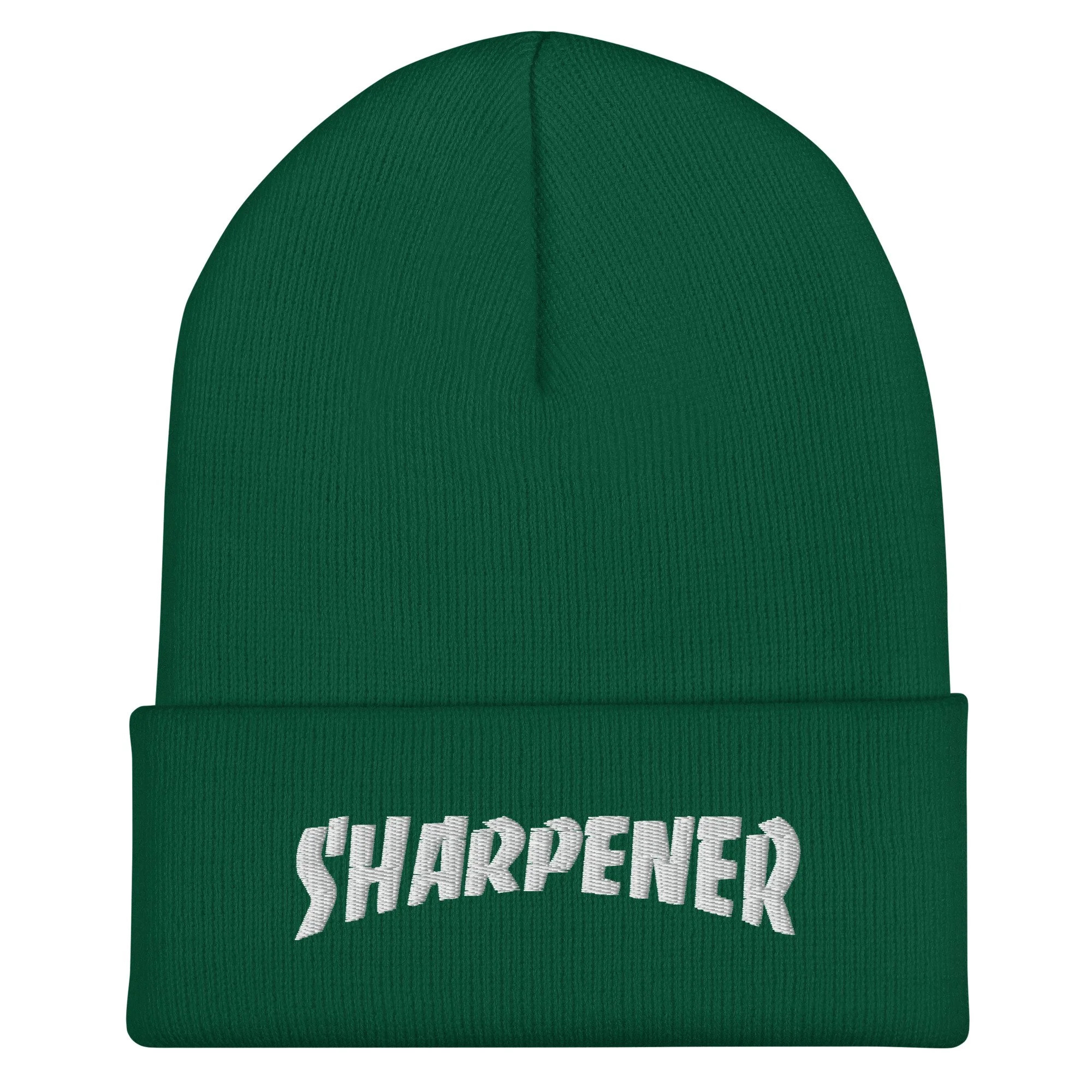 Sharpener Beanie - White Embroidery