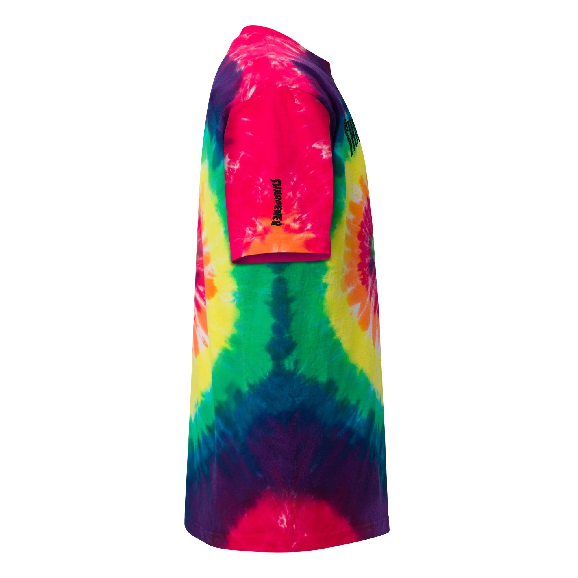 Sharpener Oversized Embroidered Tie-Dye t-shirt