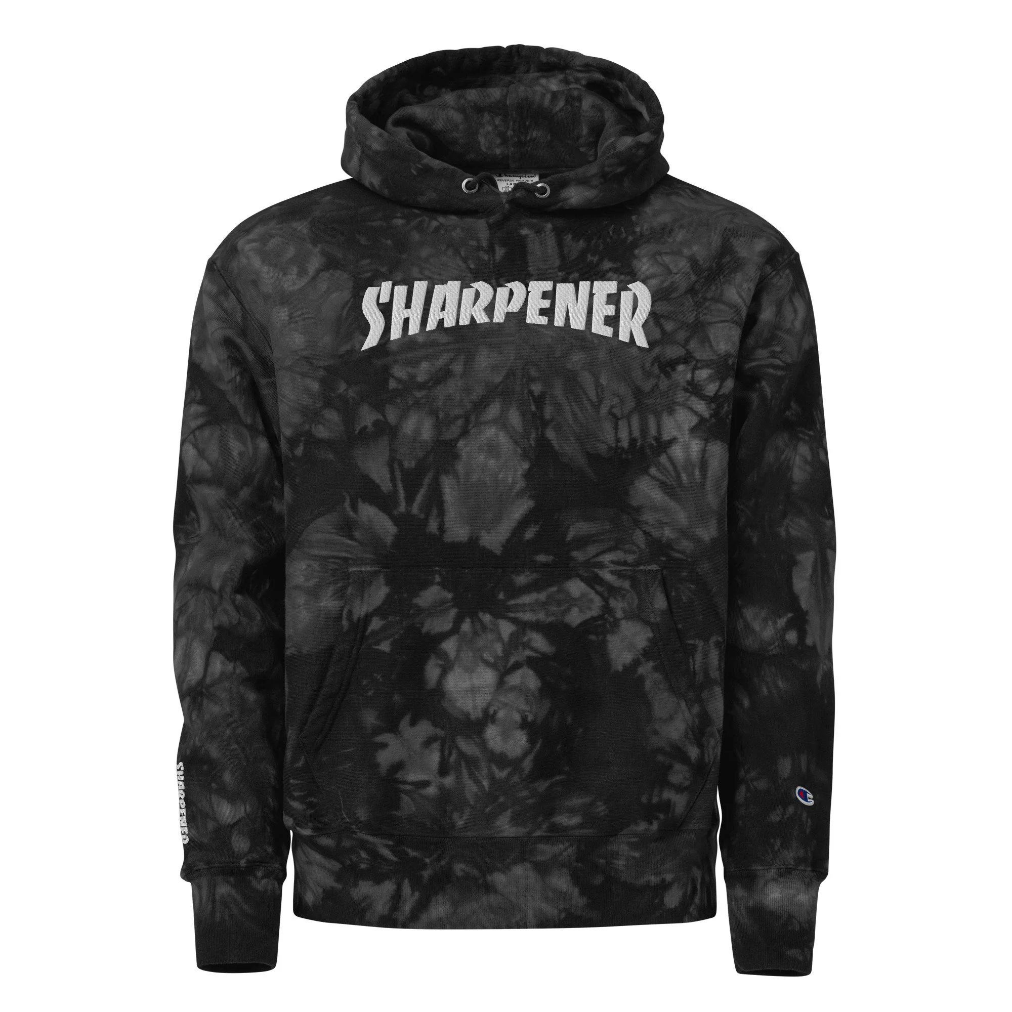 Sharpener Embroidered Tie-Dye Hoodie