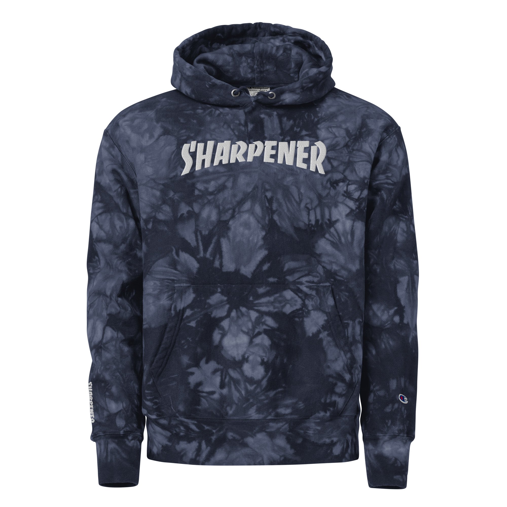 Sharpener Embroidered Tie-Dye Hoodie
