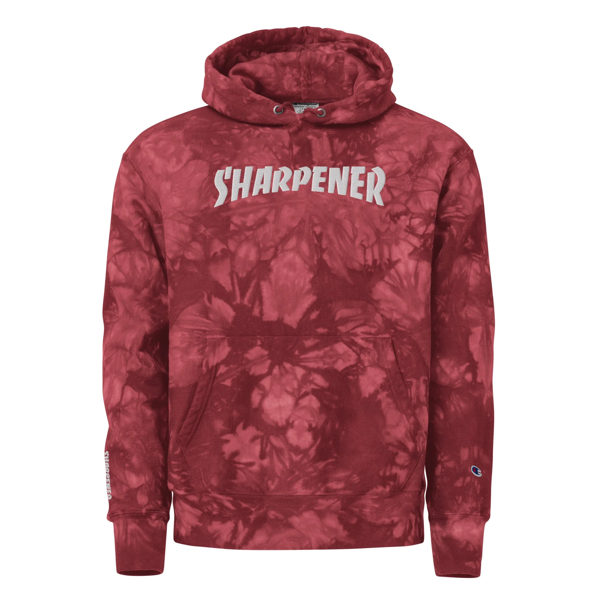 Sharpener Embroidered Tie-Dye Hoodie