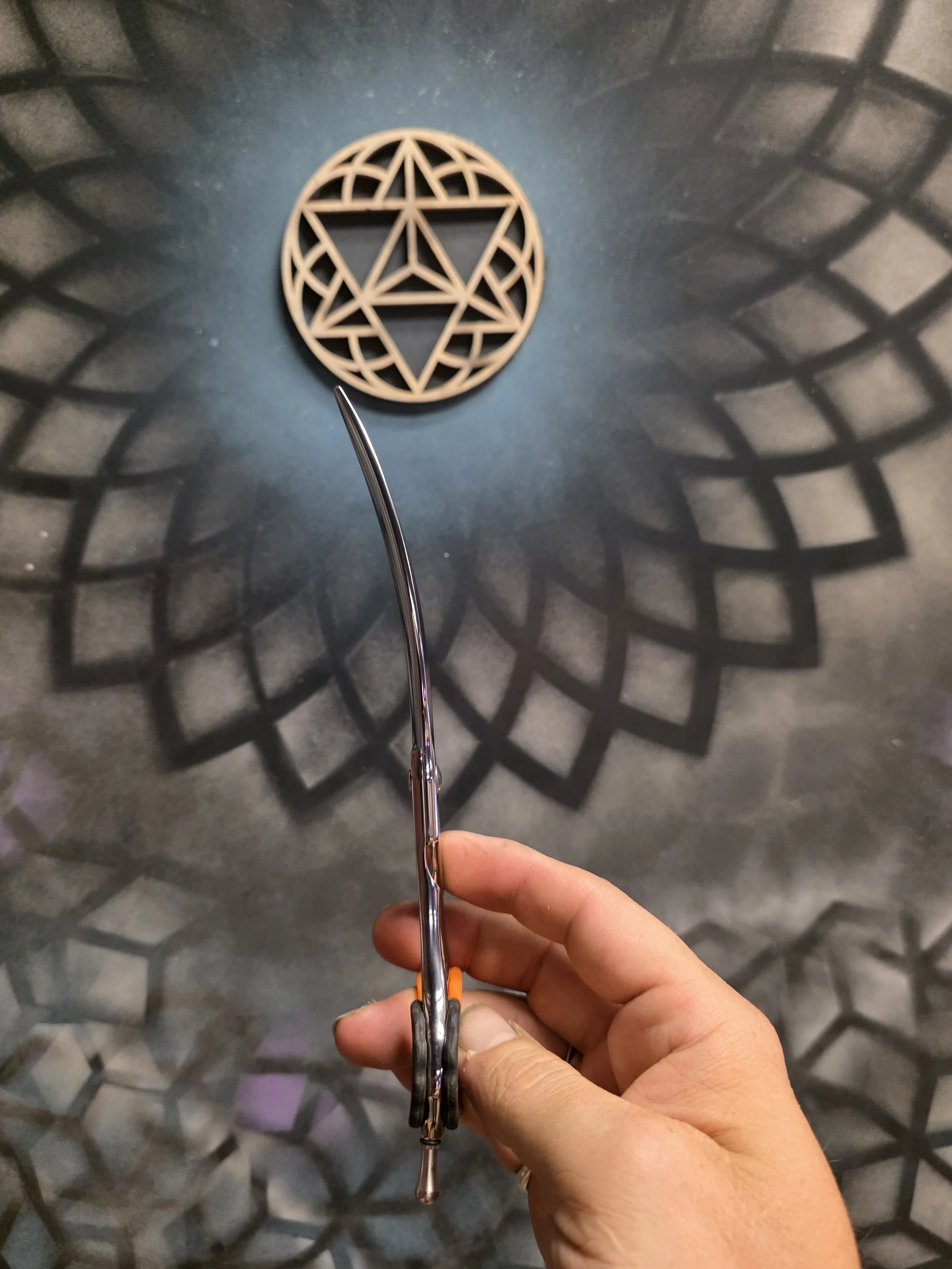 Reiki Shears 7.5 Curved Axis