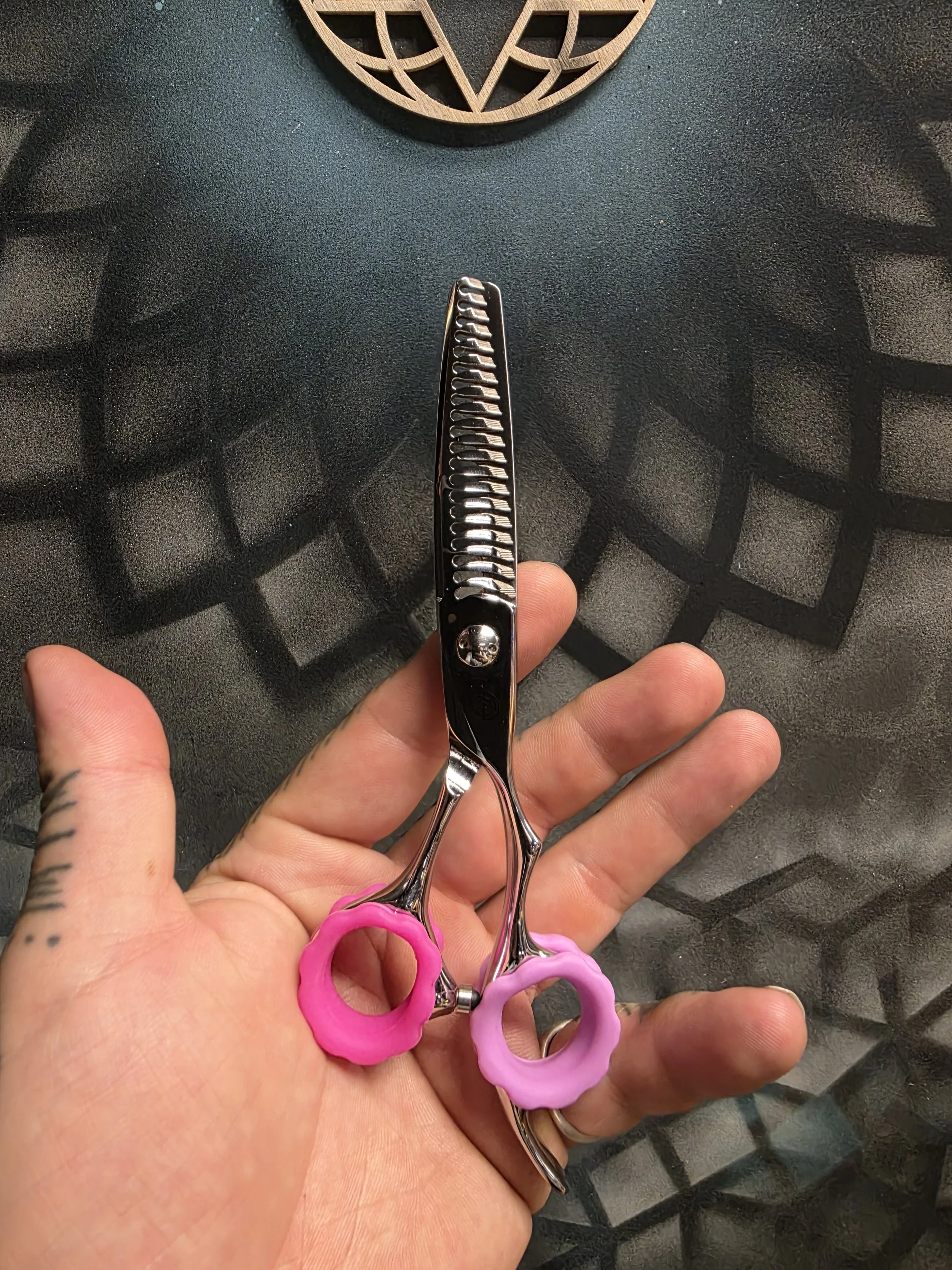 Reiki Shears Axis Serrated Dual Tooth Blender