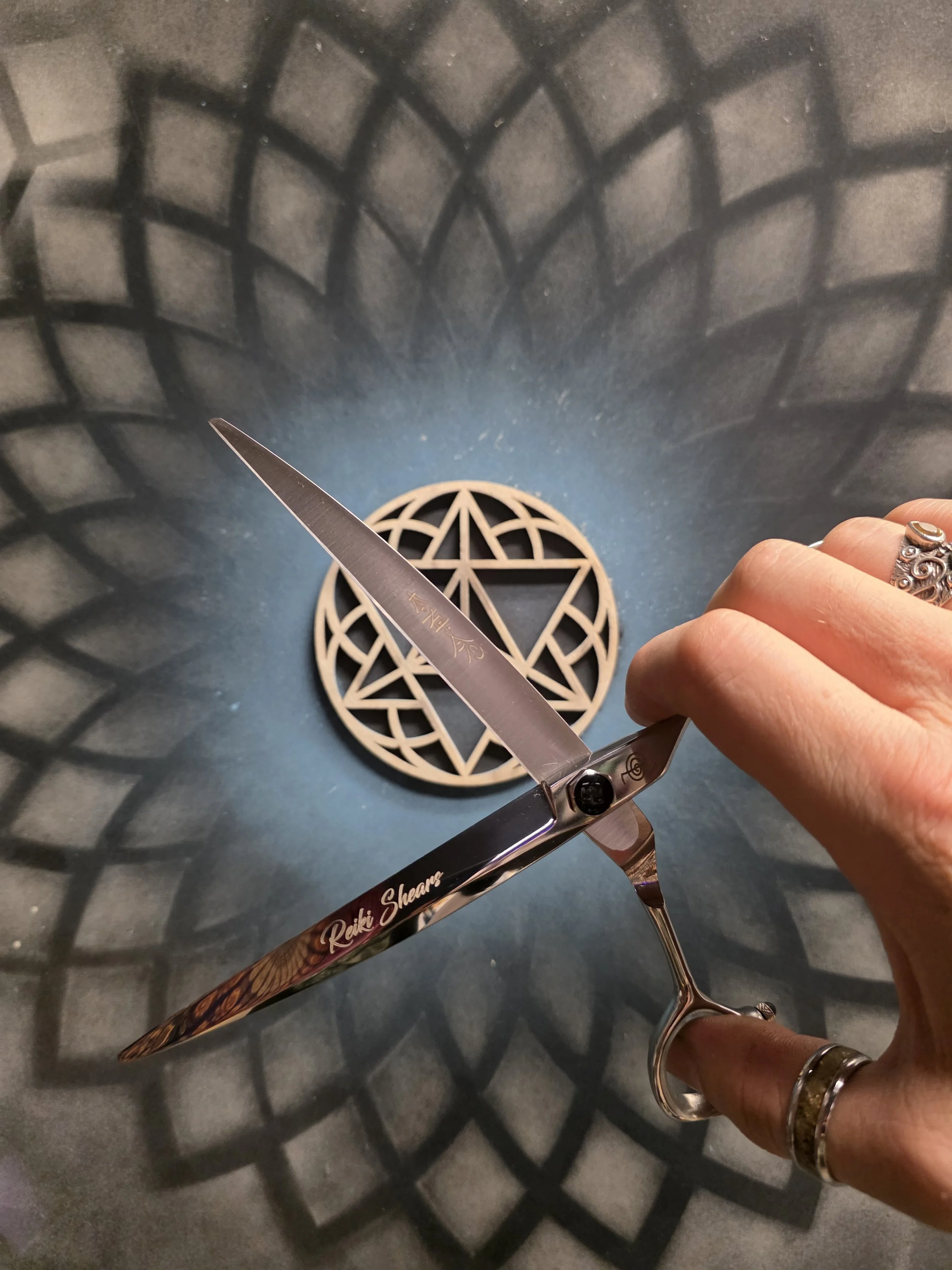 Reiki Shears Axis Series 8 inch Grooming Curved