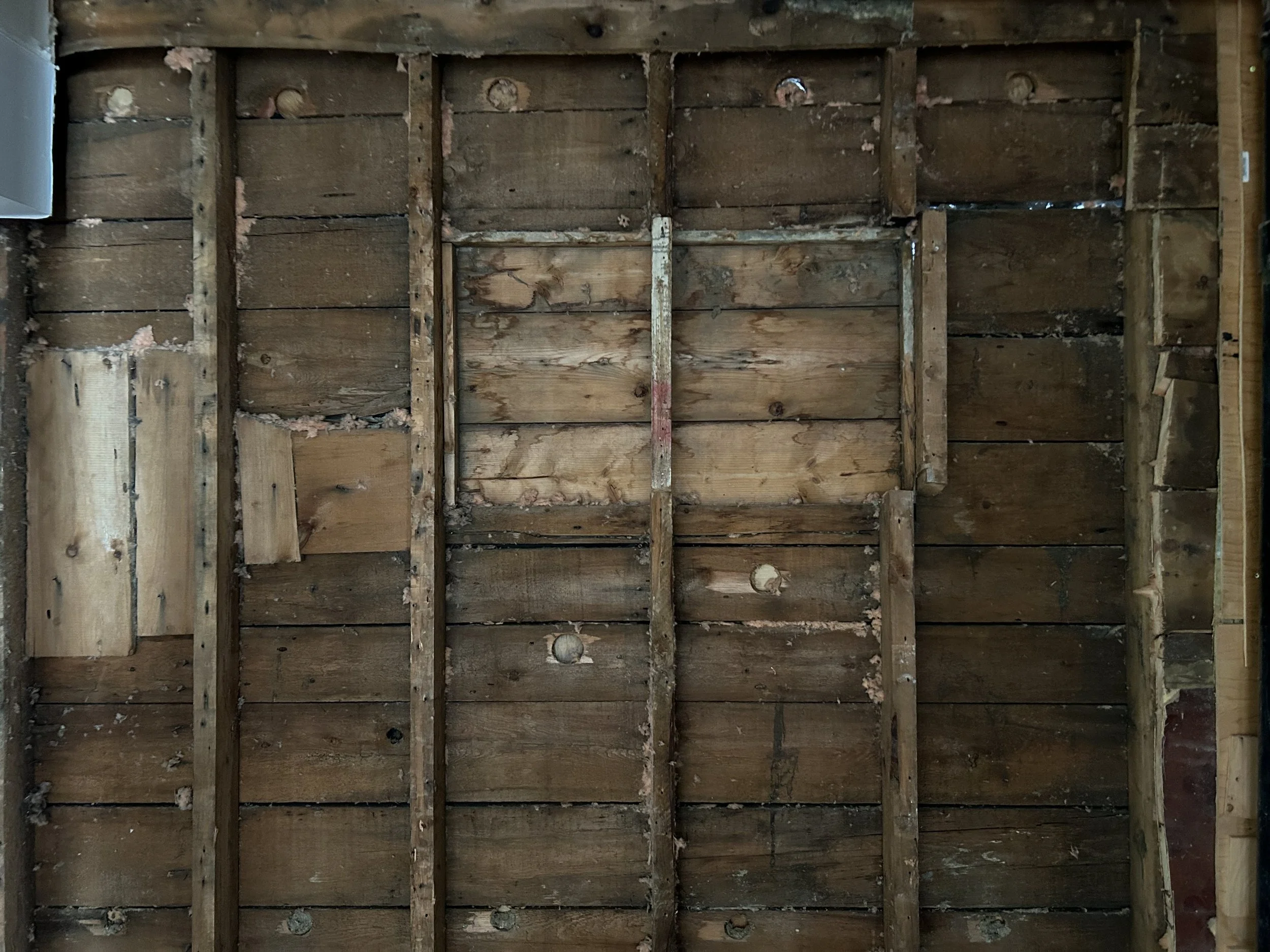 Found a poorly filled in window and framing