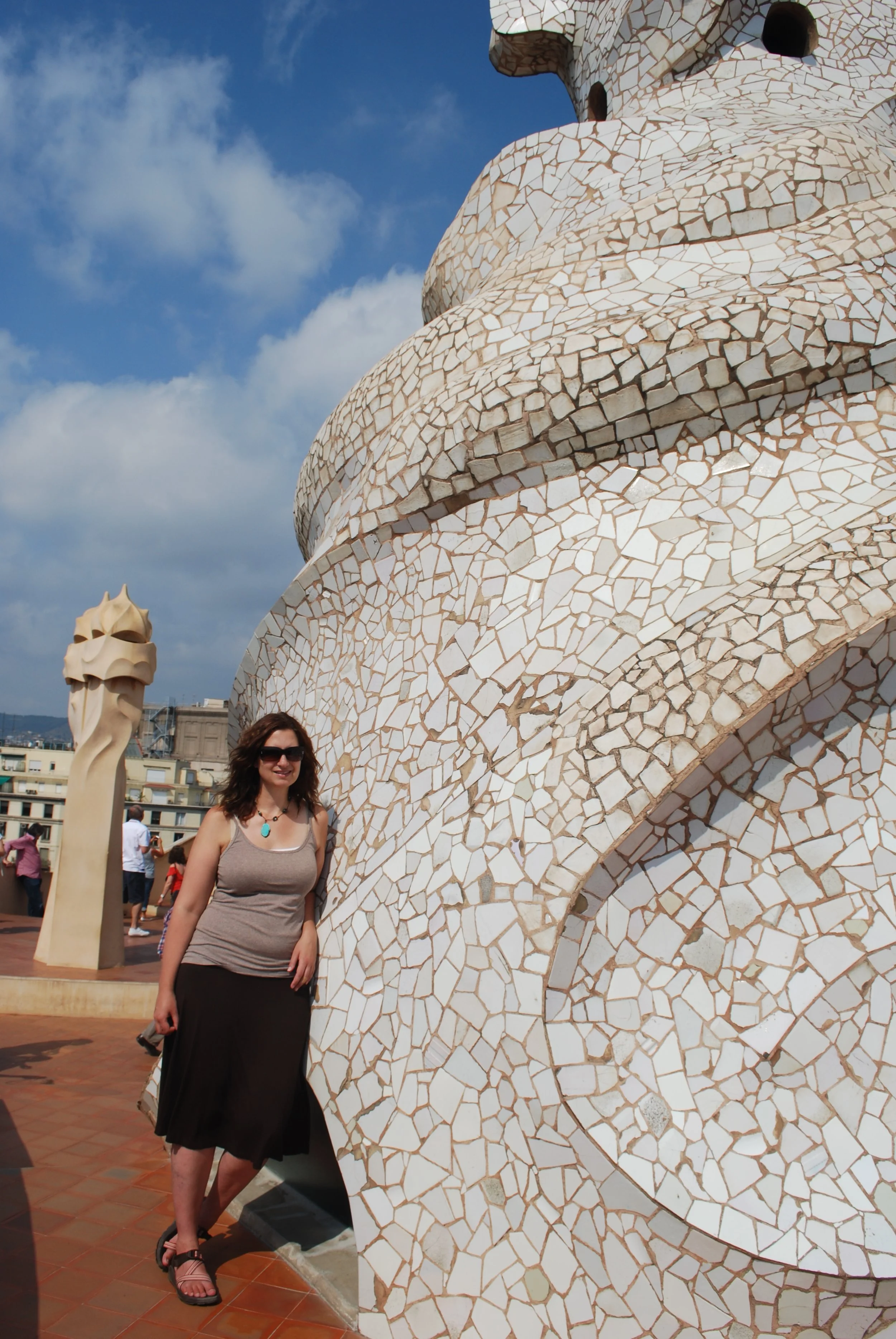 Corina at La Pedrera-Casa Milà