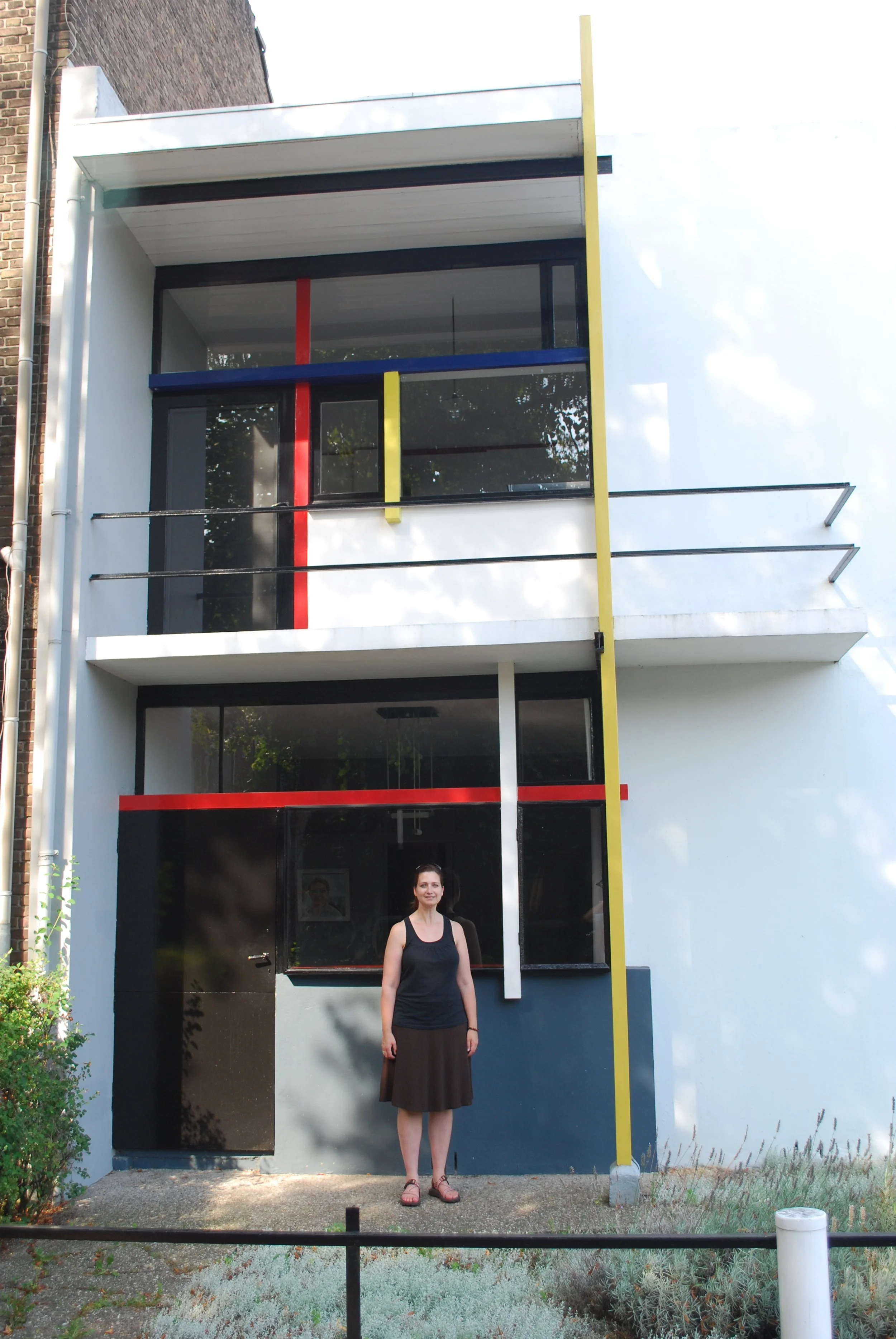 Corina at Rietveld Schröder House