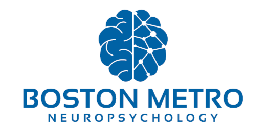 Logo of Boston Metro Neuropsychology with a stylized brain graphic and the text 'Boston Metro Neuropsychology'.